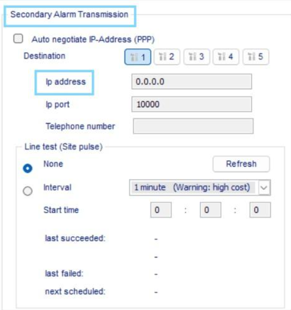 ADPRO Secondary Alarm Transmission